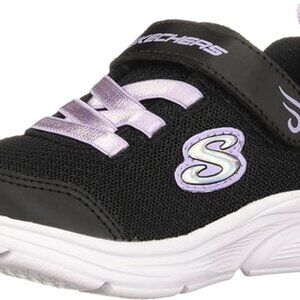 Skechers Girl's Wavy Lites-Blissfully Free Sneaker- size 8
